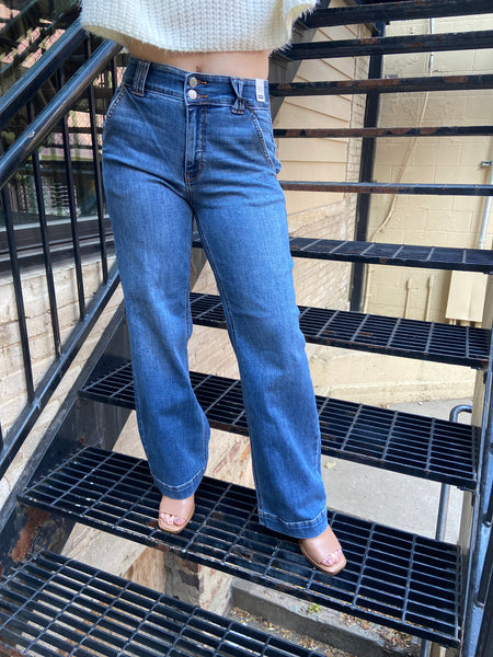 Colton Judy Blue Trouser Style Jeans