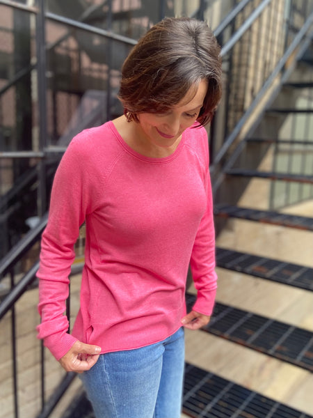 Camille Flamingo Pink Sweater