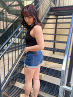 Thane Dark Wash Sneak Peek Jean Shorts