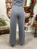 Sadie Gray Pin Stripe Trouser Pants