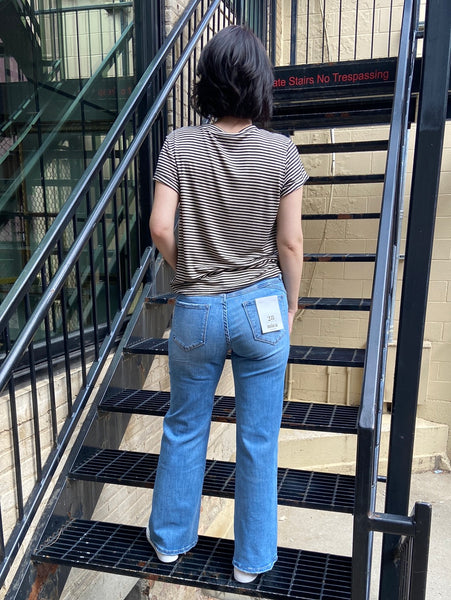 Austin Mid Rise Slight Flare Mica Jeans