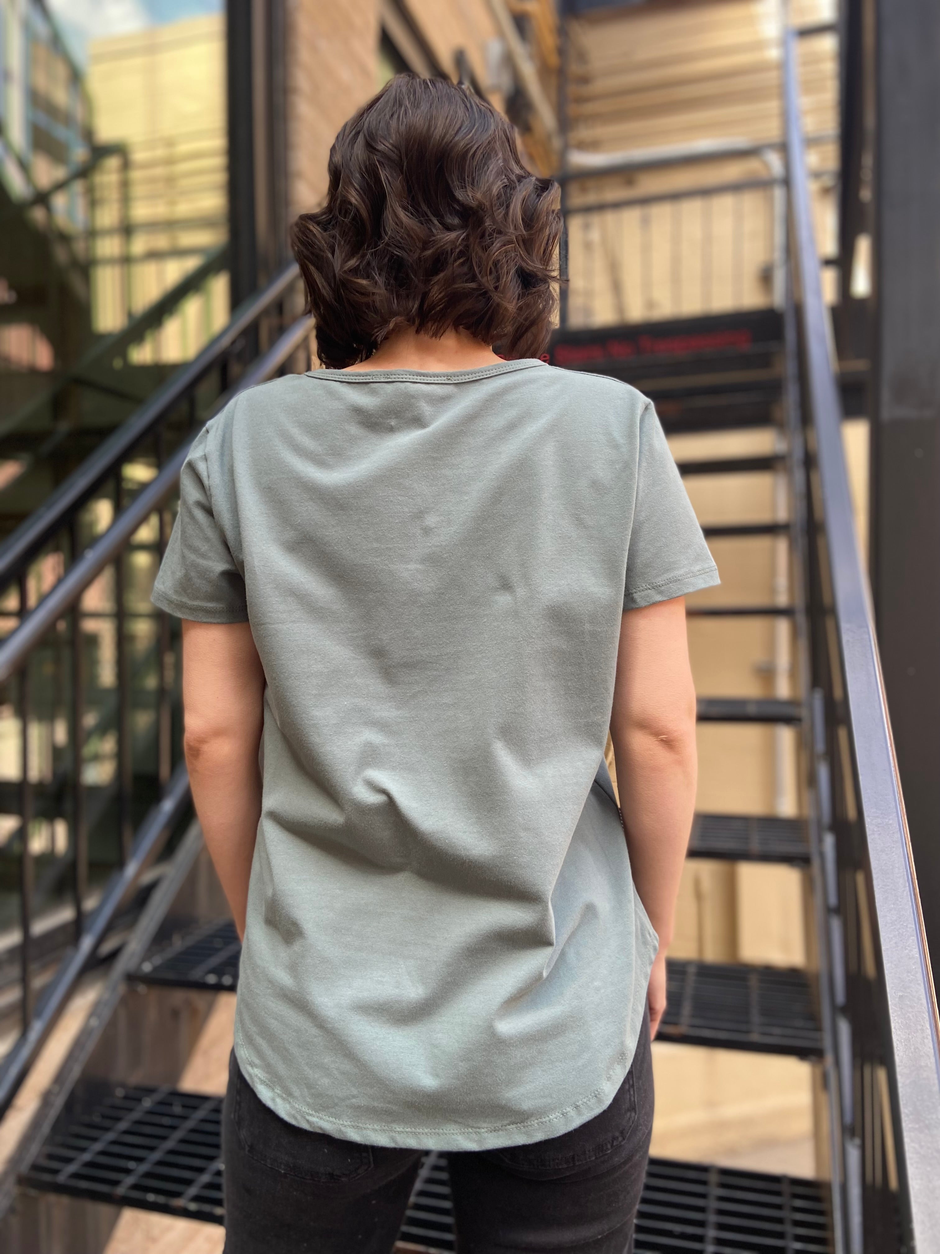 Thea Teal Short Sleeve Full Length Top - MK Threads Boutique