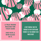 Napkin: True Friend/Funeral - MK Threads Boutique