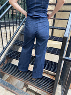 Bruce High Waisted Wide Leg Denim Jeans