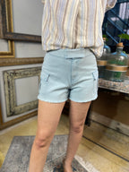 Esme Pale Blue Jean Shorts
