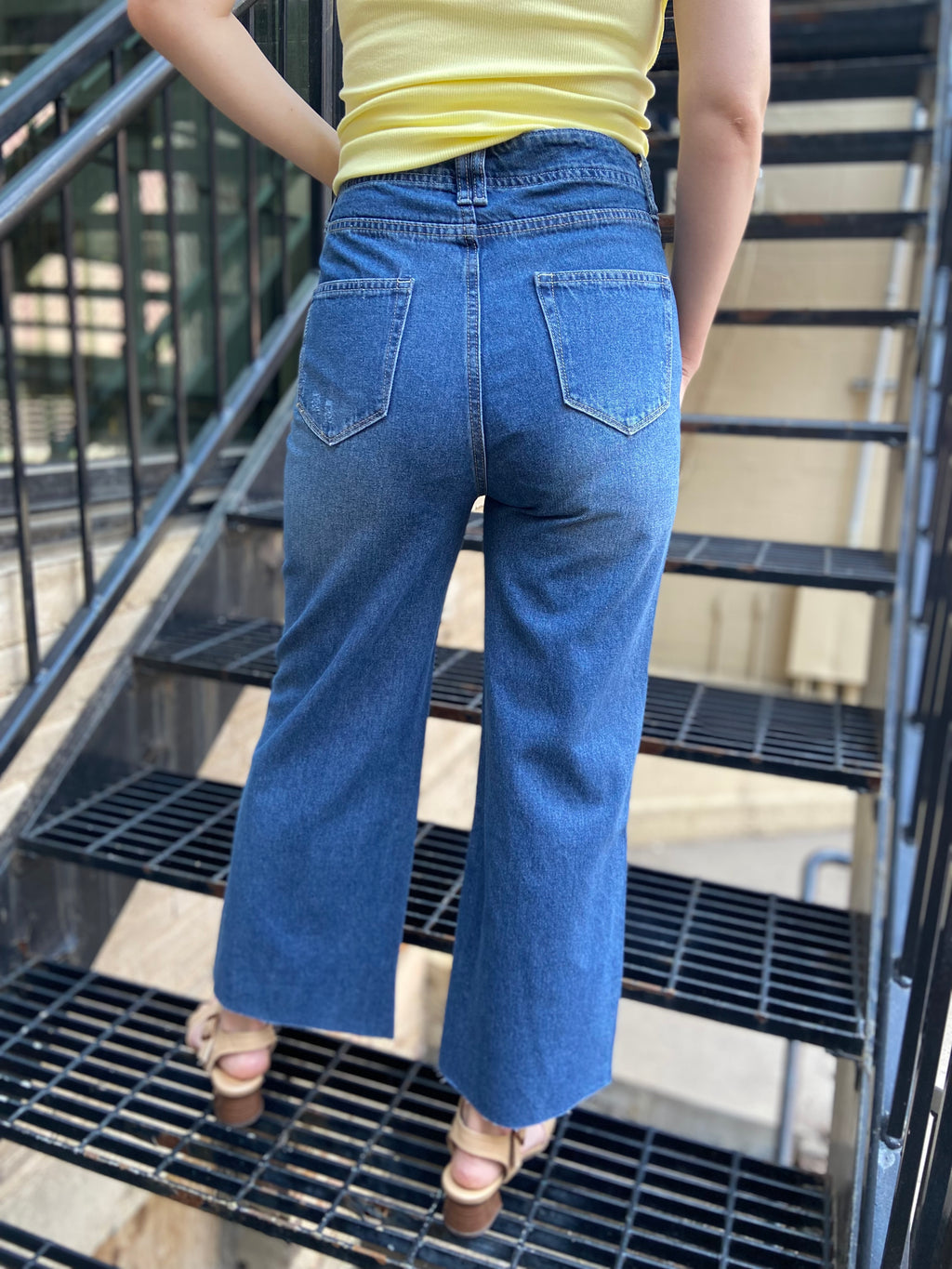 Airie Medium Denim Jeans - MK Threads Boutique