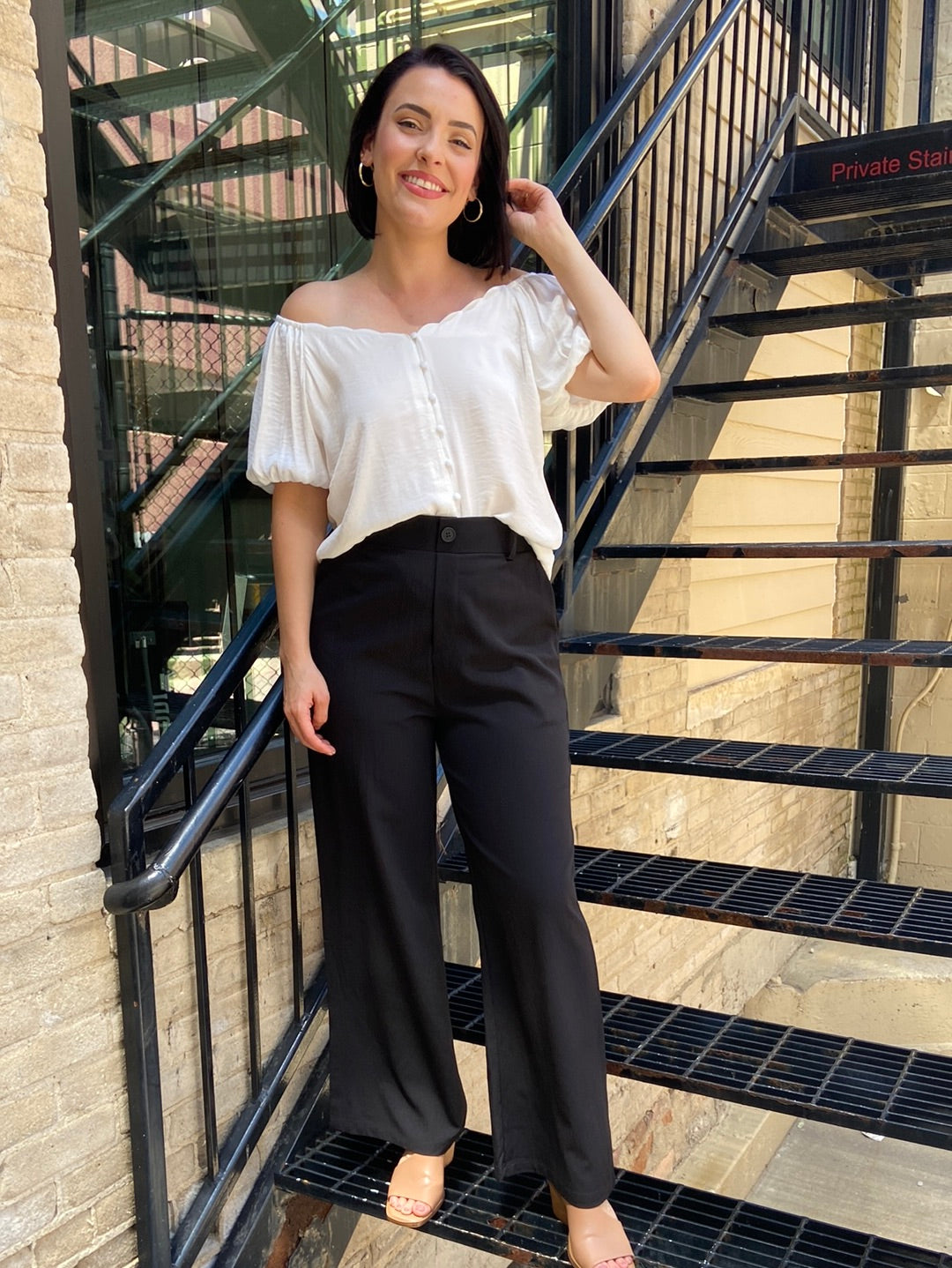 Jennifer Black Wide Leg Pants