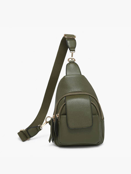 Sophia Sling Bag: Brown