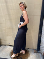 George Black Jumpsuit With Pockets - MK Threads Boutique