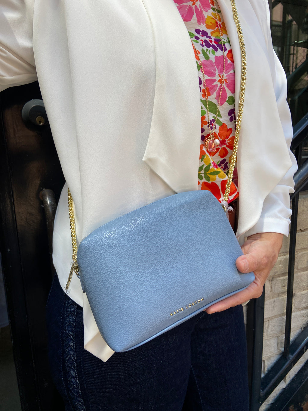 Margot Blue Crossbody Bag