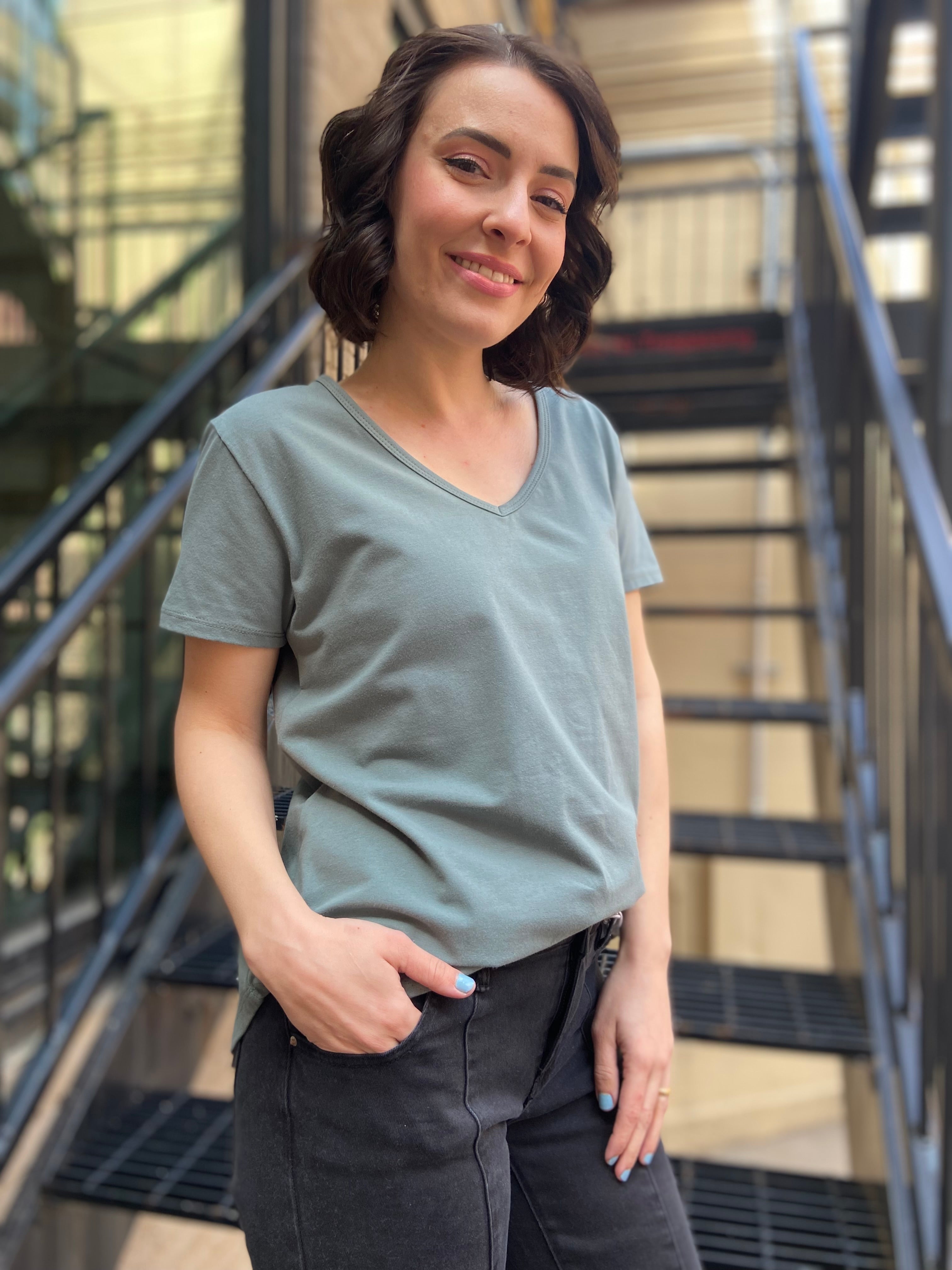 Thea Teal Short Sleeve Full Length Top - MK Threads Boutique
