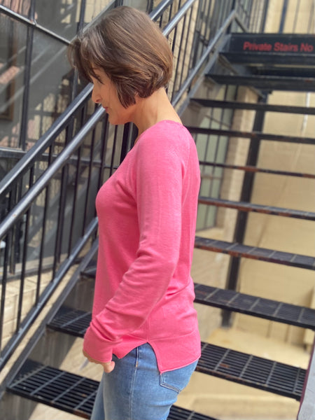 Camille Flamingo Pink Sweater