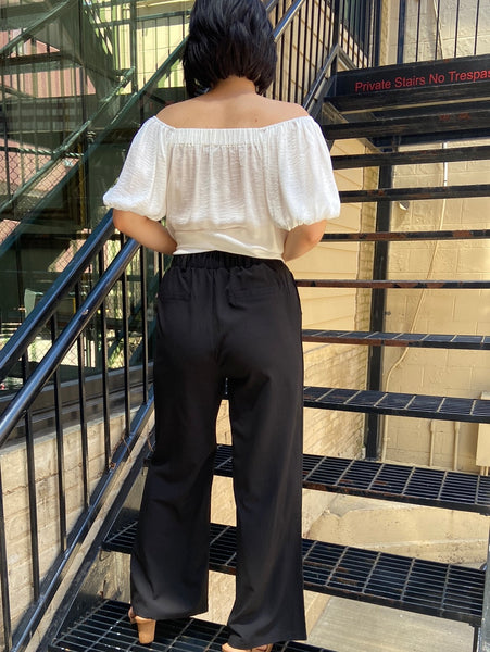 Jennifer Black Wide Leg Pants