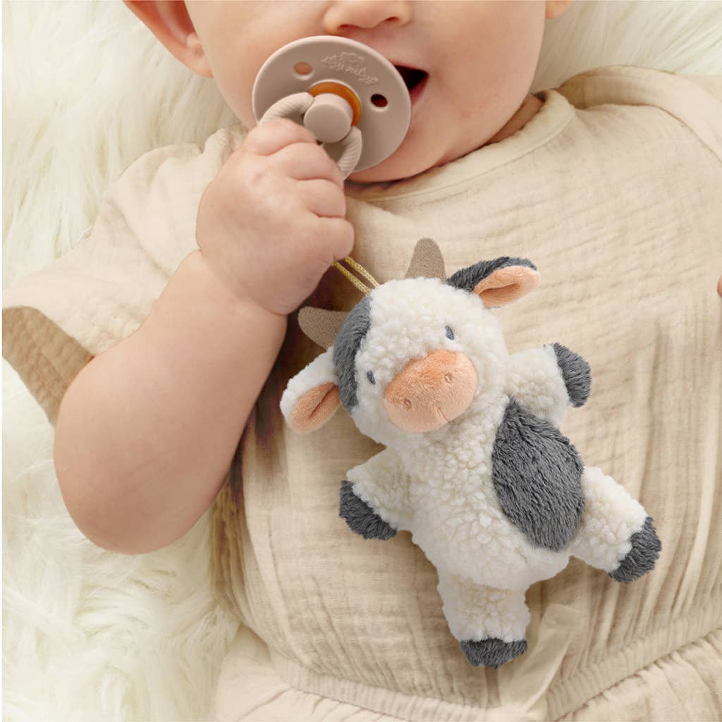 Bitzy Pal Natural Rubber Pacifier & Plush: Bear