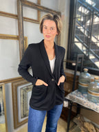 Ellie Black Blazer With Pockets