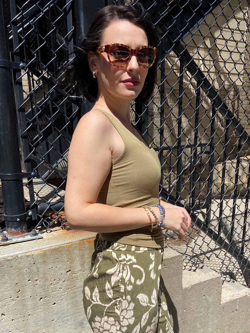 Dani Moss Scoop Neck Tank Top