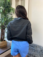 Alani Black Half Zip Sweater - MK Threads Boutique