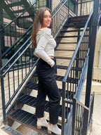 Kesha Black Jogger Pants With Pockets