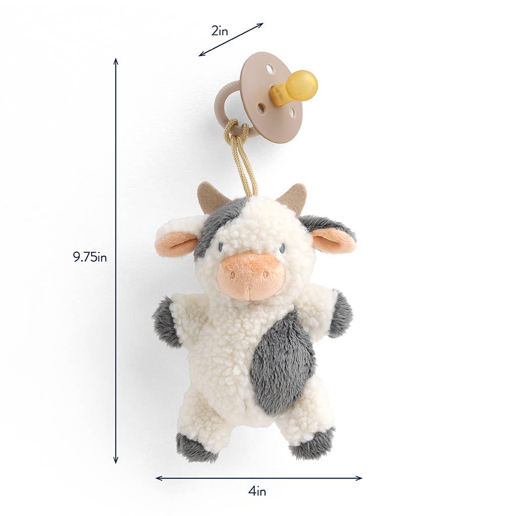 Bitzy Pal Natural Rubber Pacifier & Plush: Bunny