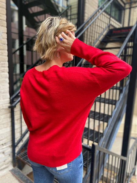 Fireside Red Sweater