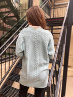 Wendy Blue Long Cardigan