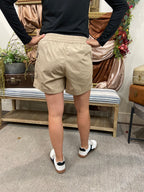 Quinn Taupe Cargo Shorts - MK Threads Boutique