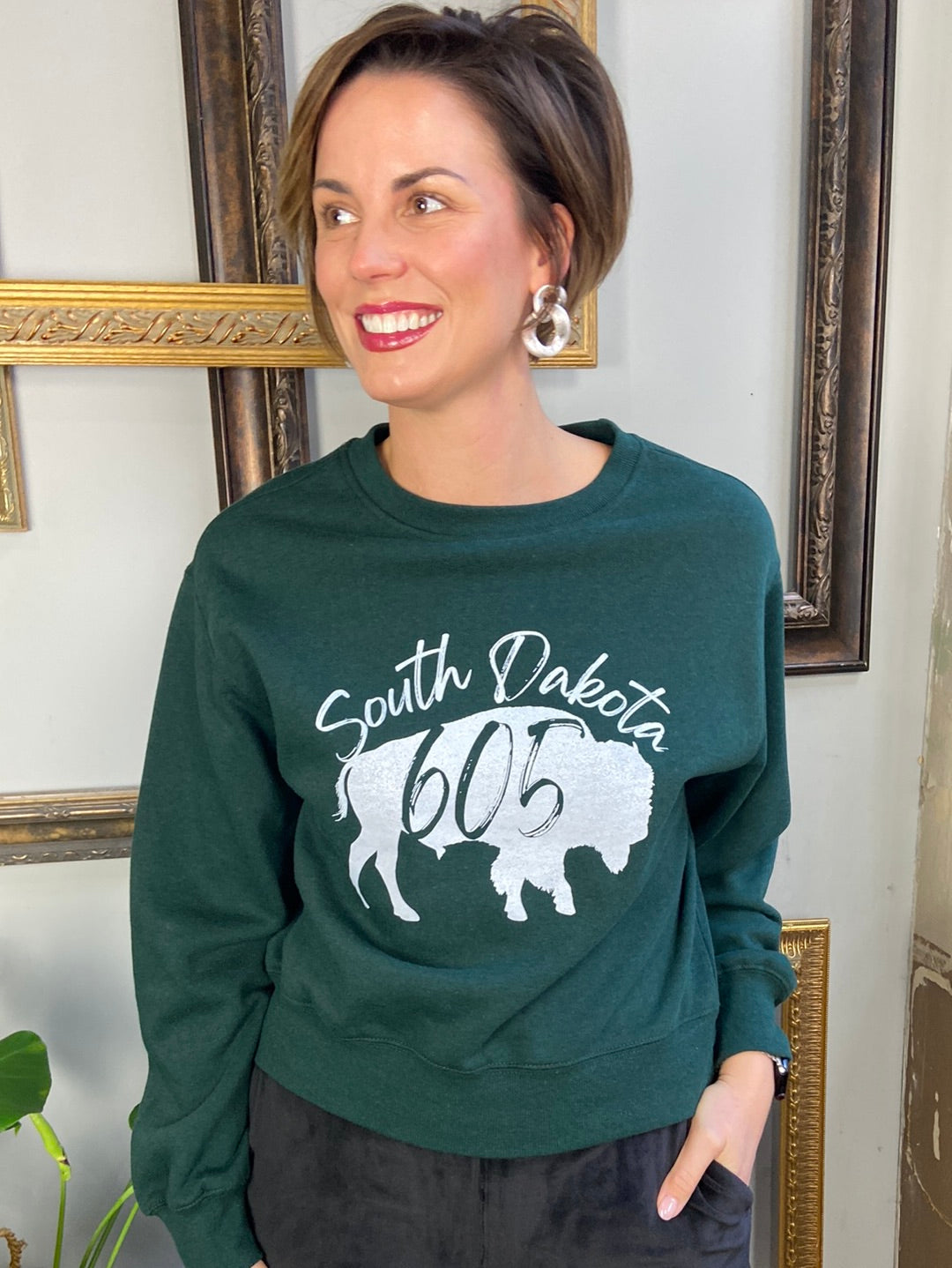 Tenacity 605 Buffalo Hunter Green Sweatshirt