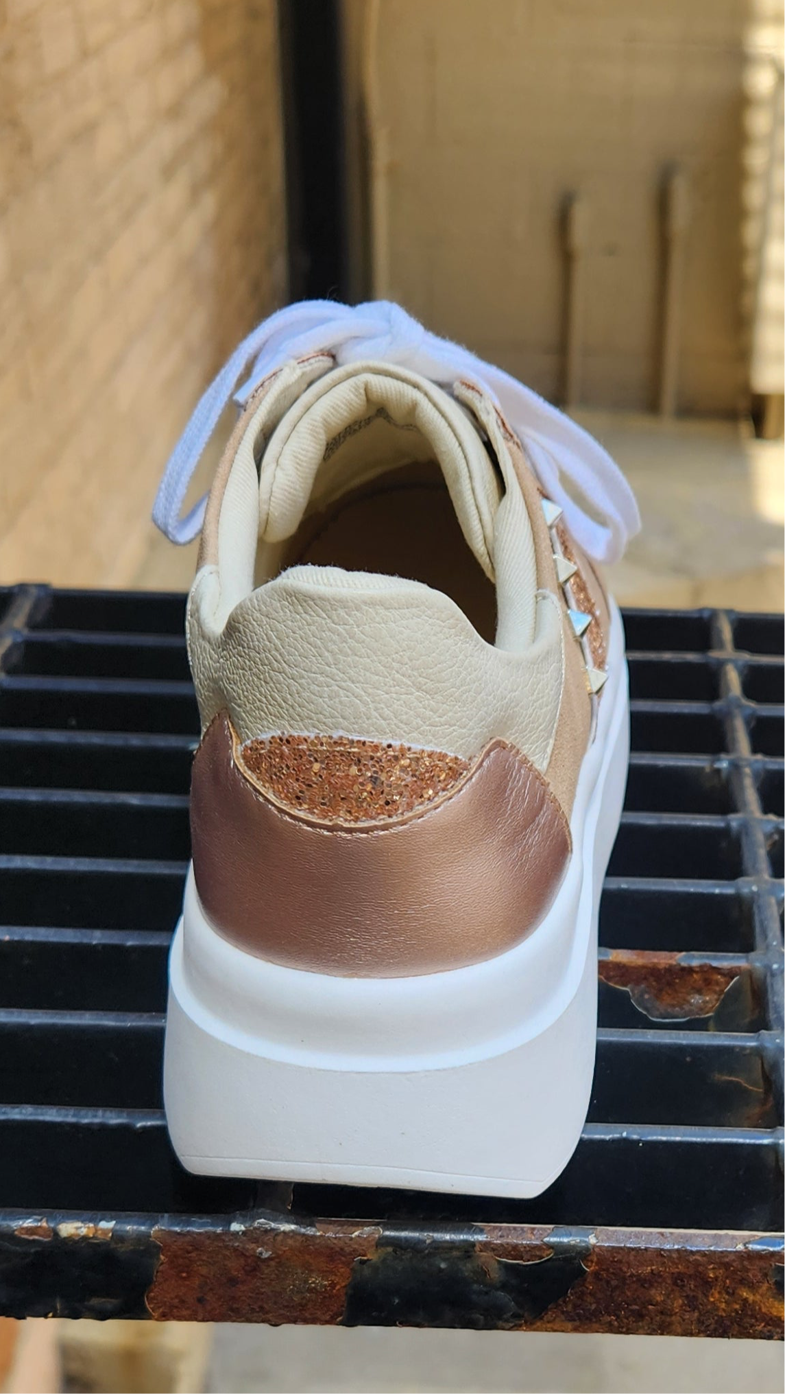 Yellow Box Elvera Sand Flatform Sneakers - MK Threads Boutique