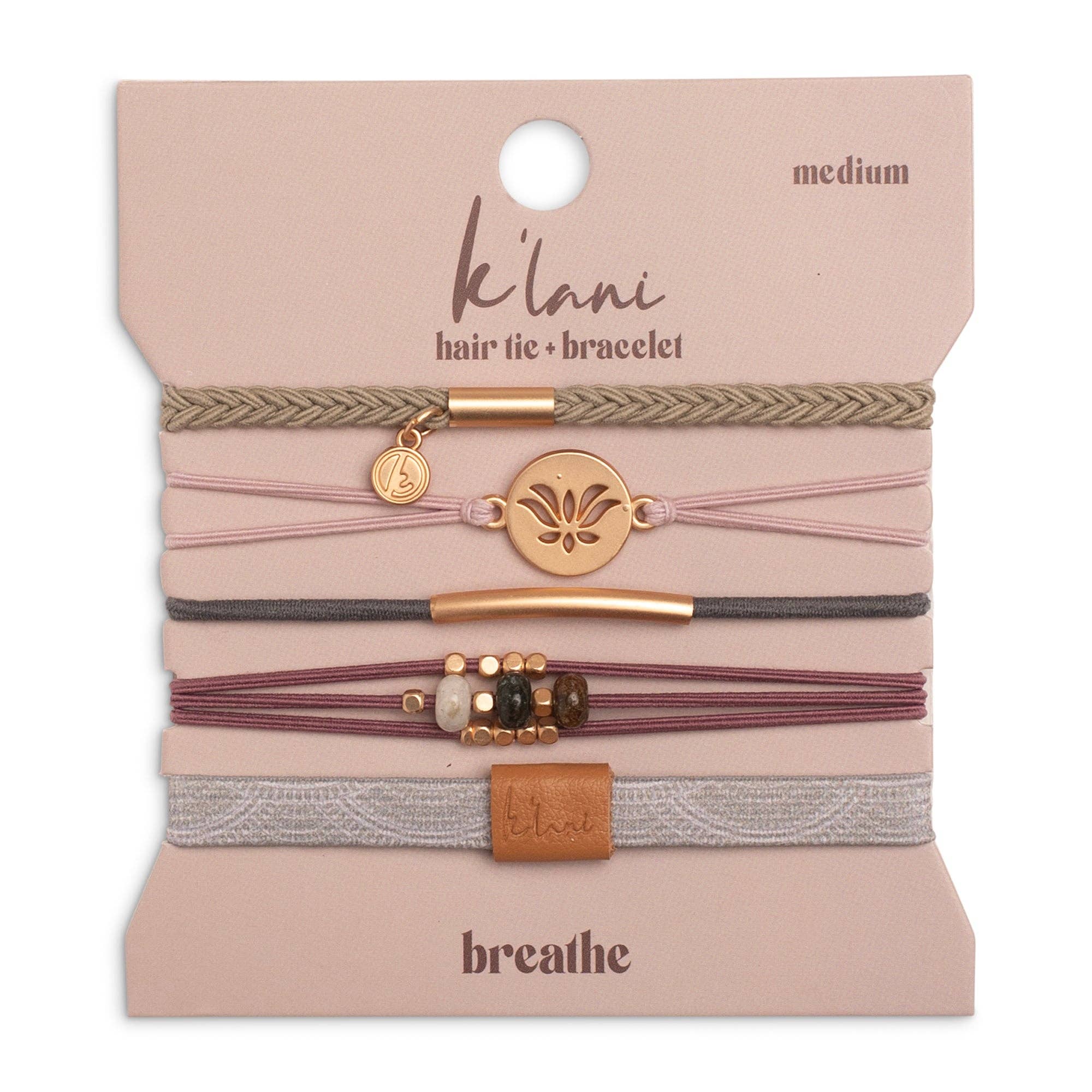 Breathe: Hair Tie Bracelet Set