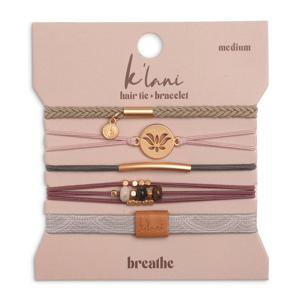 Breathe: Hair Tie Bracelet Set