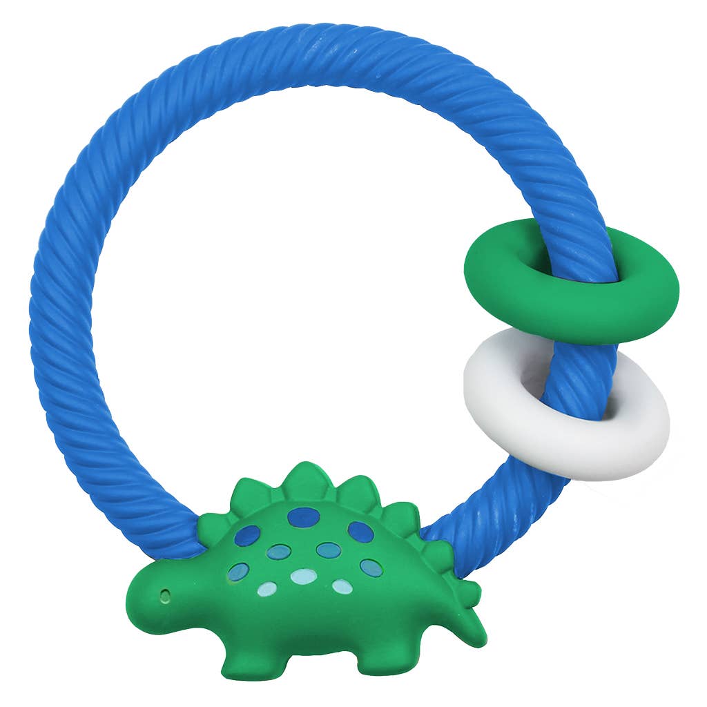 Ritzy Rattle™ Silicone Teether Rattles: Dino