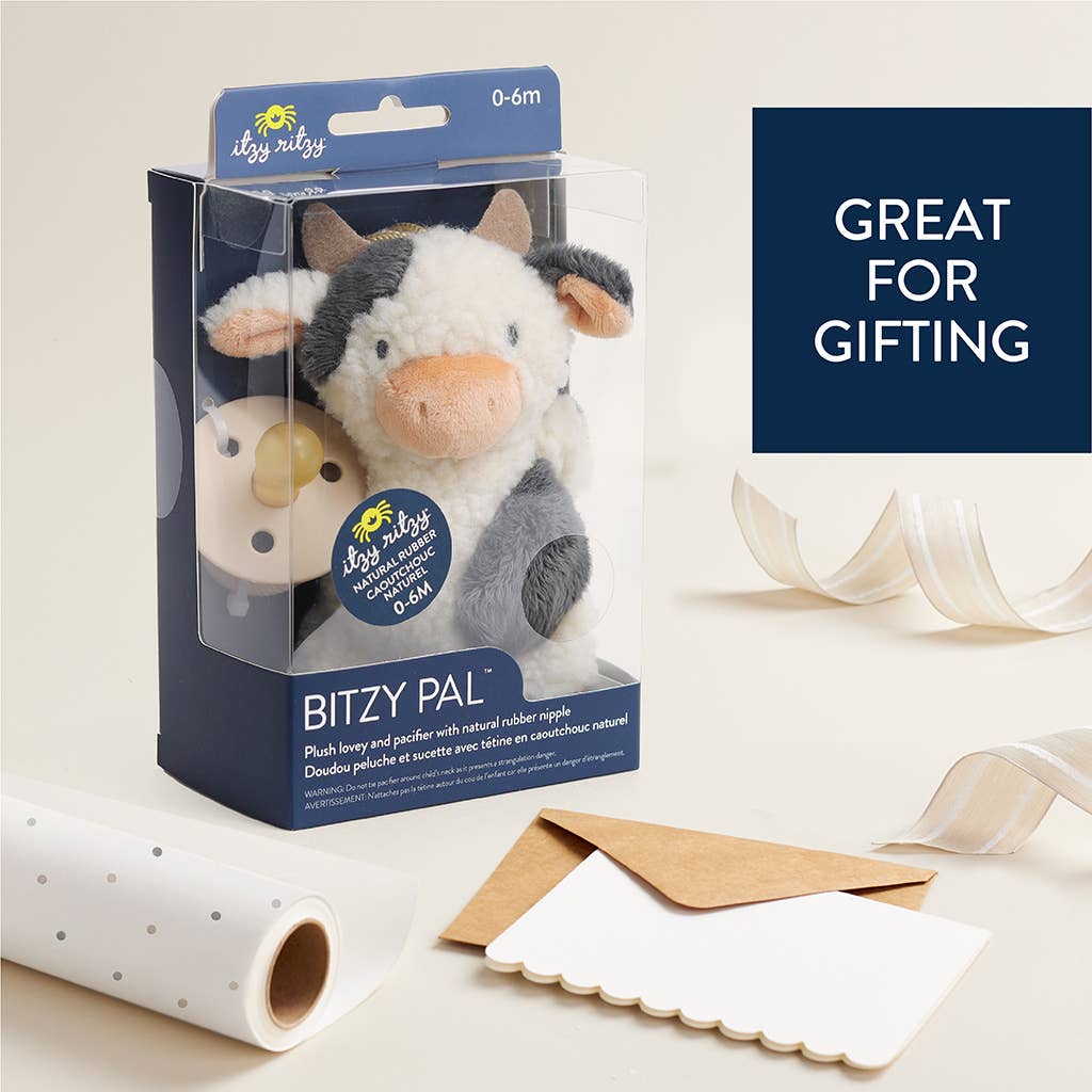Bitzy Pal Natural Rubber Pacifier & Plush: Bear