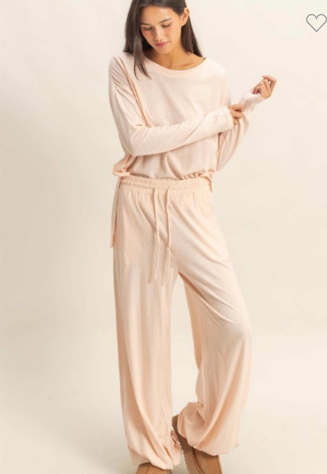 Savanah Dusty Pink Long Sleeve & Pants Set