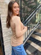 Ryan Pecan  Relaxed Long Sleeve