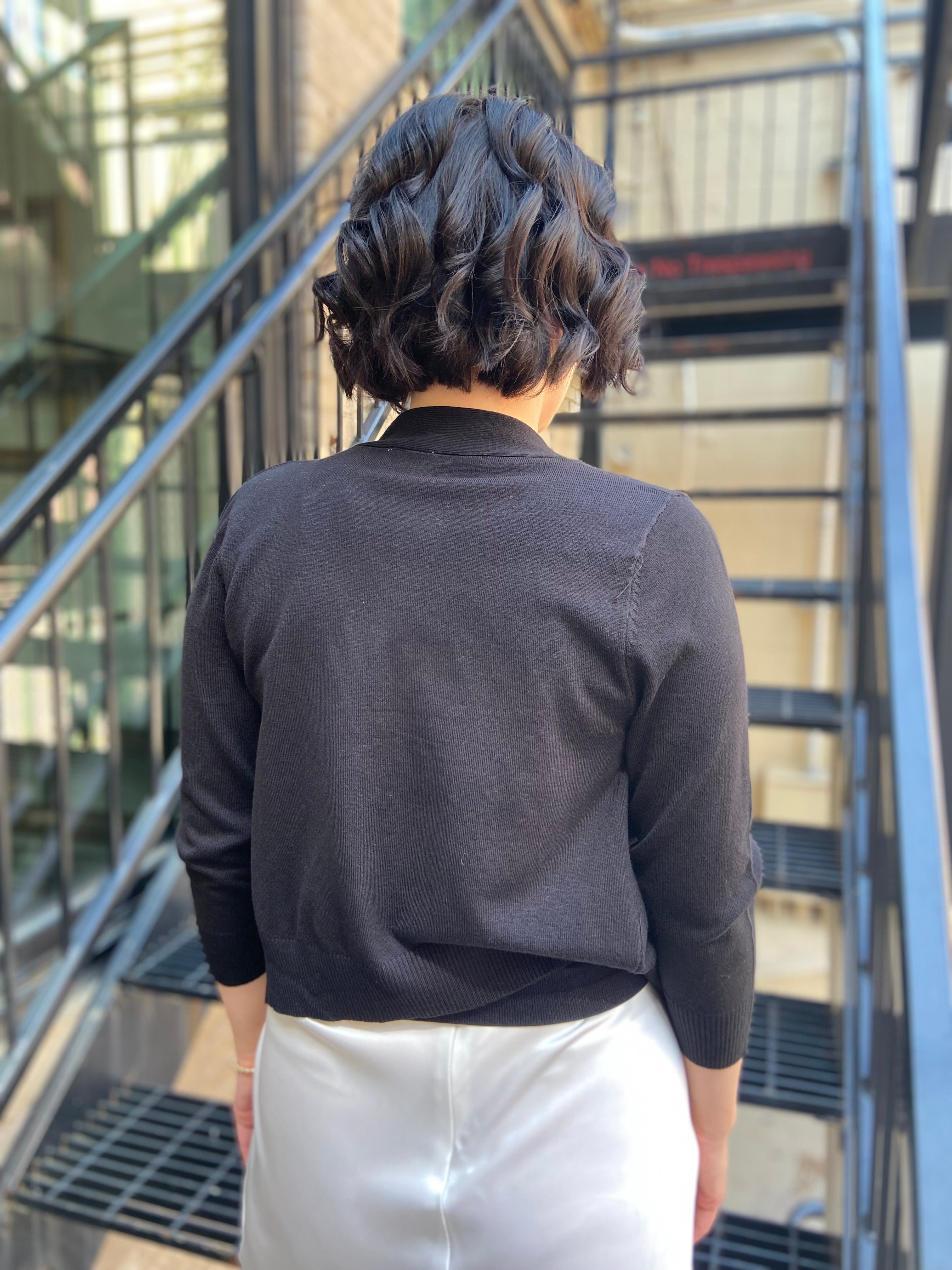 Kit Black Bolero Cardigan