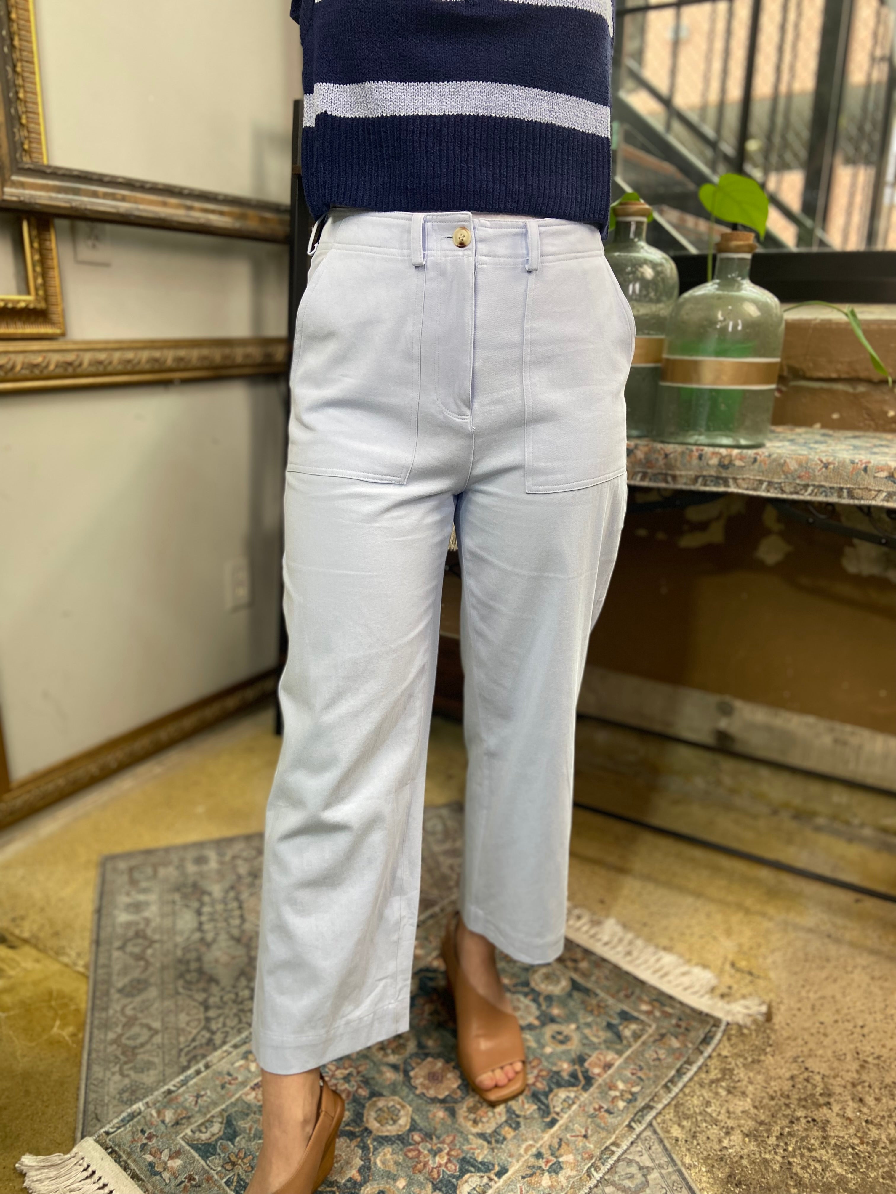 Tommy Periwinkle Hight Waisted Jeans - MK Threads Boutique