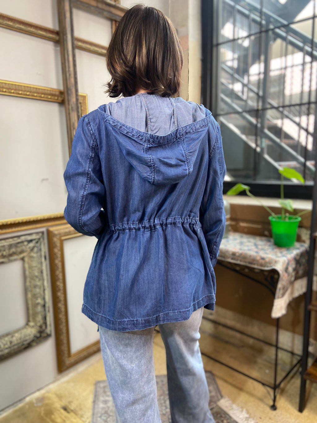 Jackie Denim Utility Enjean Jacket - MK Threads Boutique