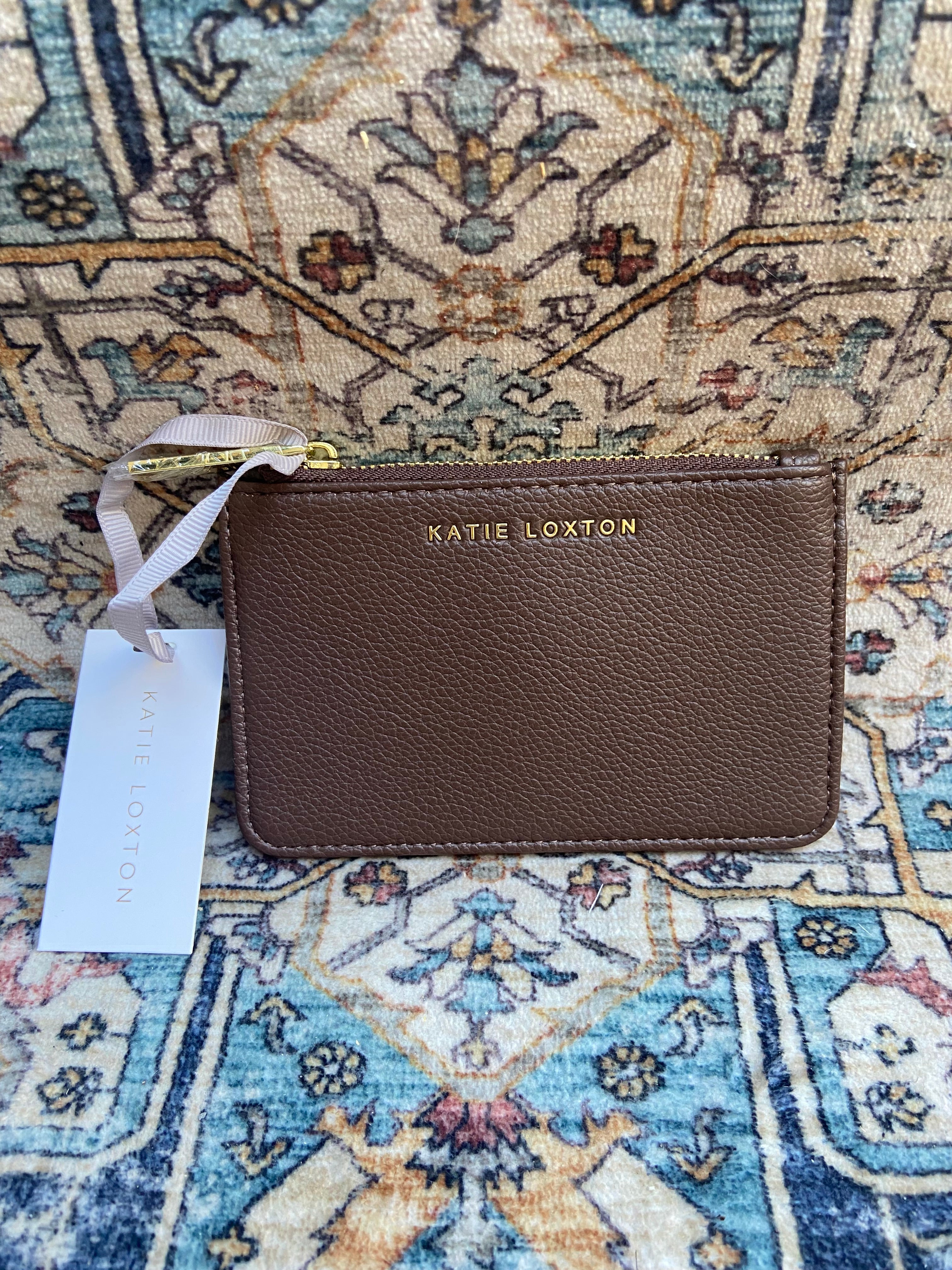 Hana Chocolate Brown Coin And Card Holder