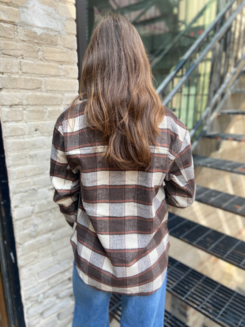 Harper Brown Plaid Shacket