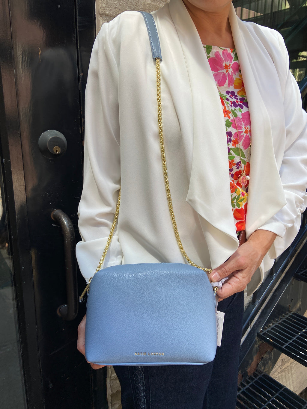 Margot Blue Crossbody Bag