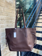 Ashley Chocolate Brown Tote Bag