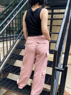 Henry Pink Cargo Pants