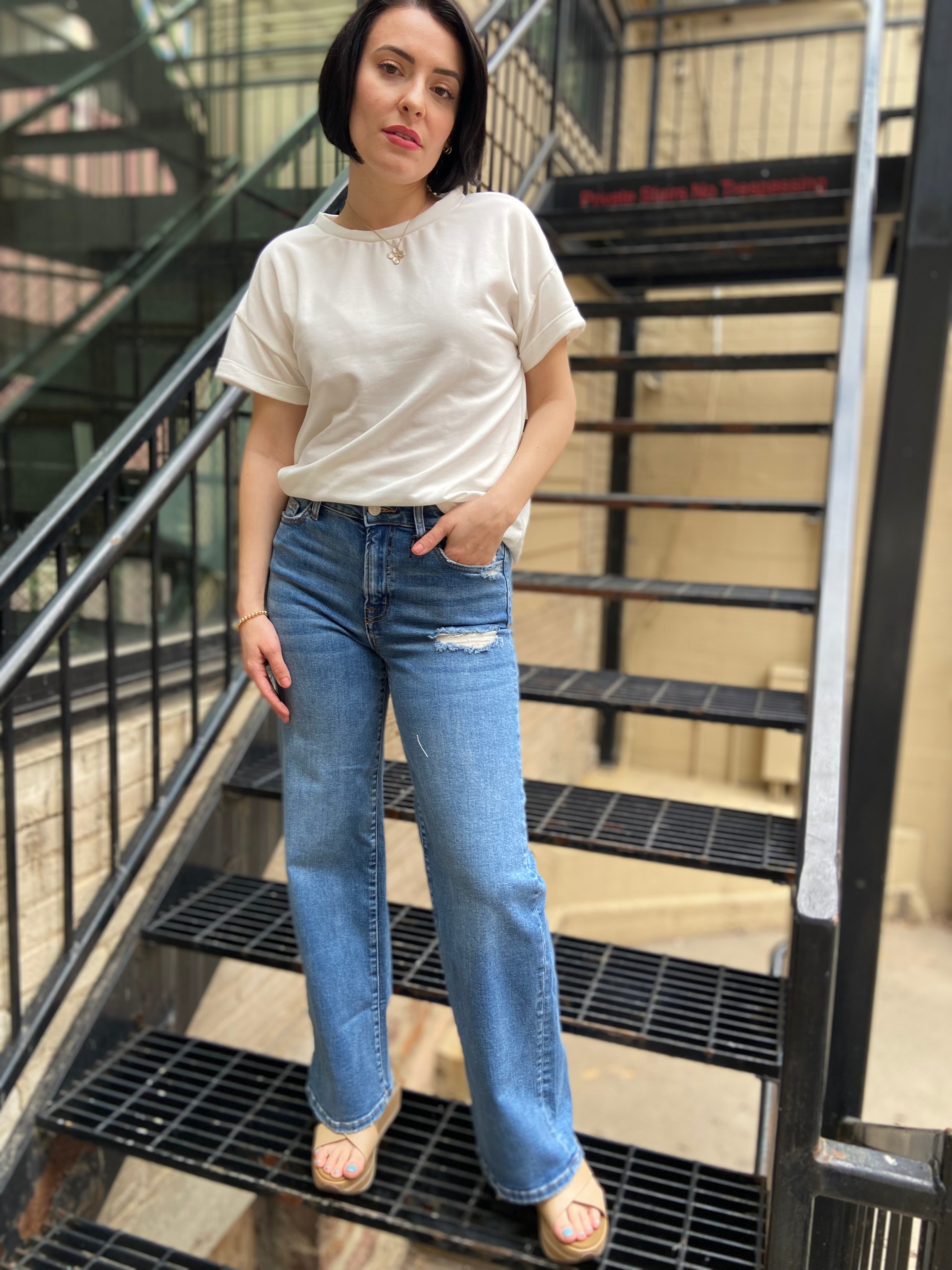 Layla High Waisted Medium Wash Zenana Jeans