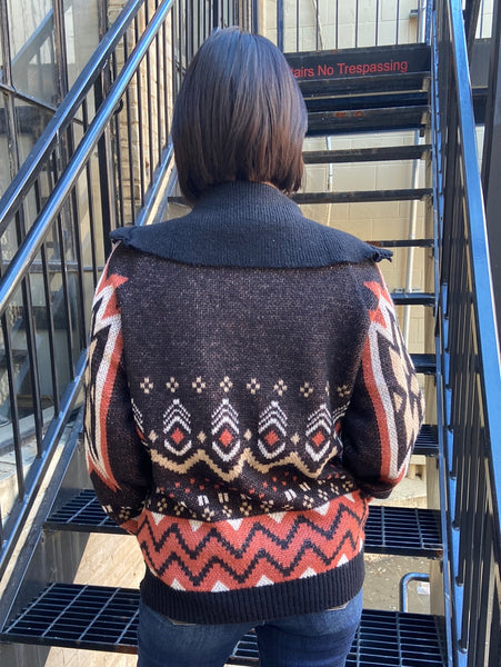 Santa Fe Aztec Sweater Jacket