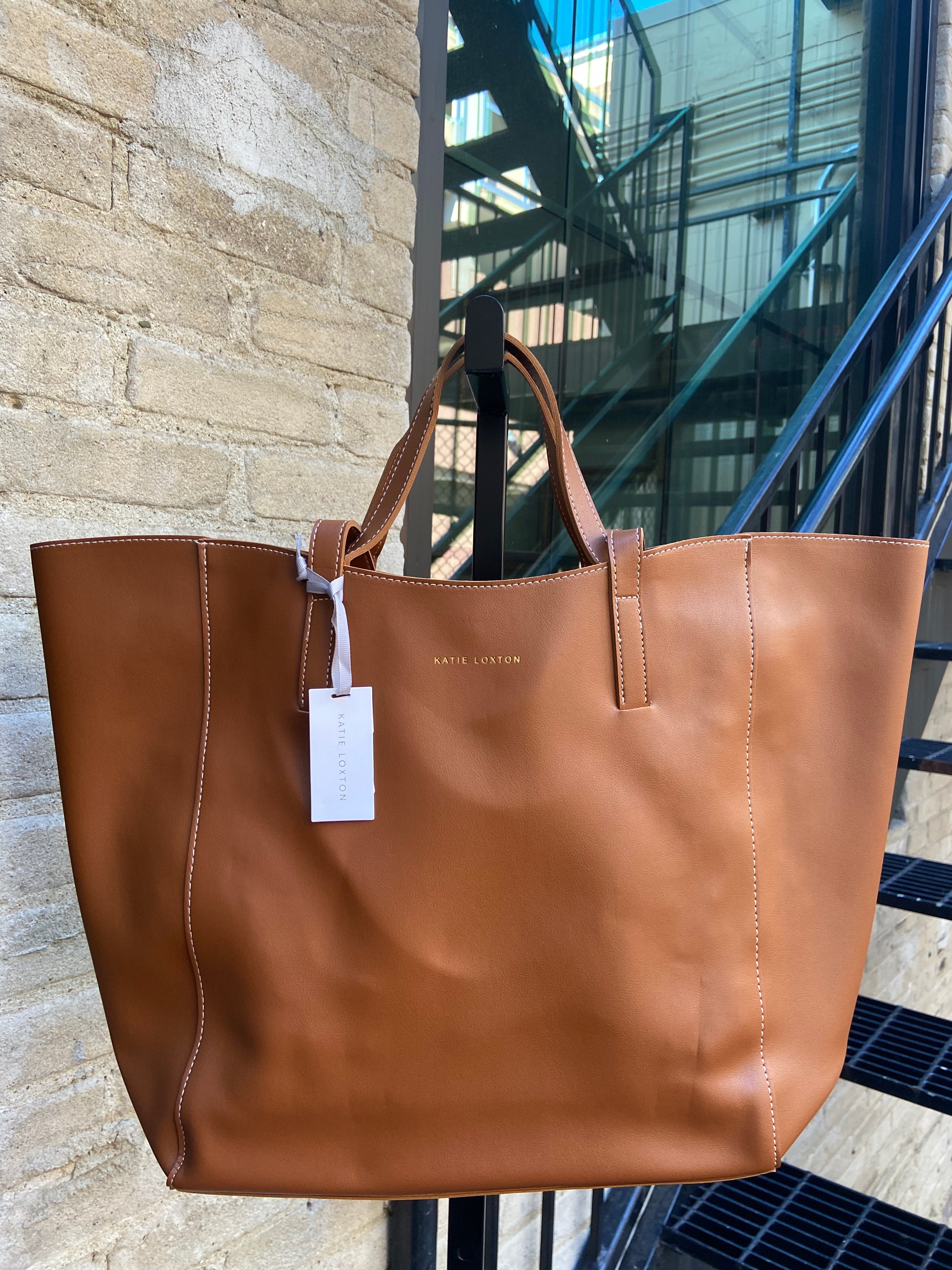 Perri Garnet Red Tote Bag