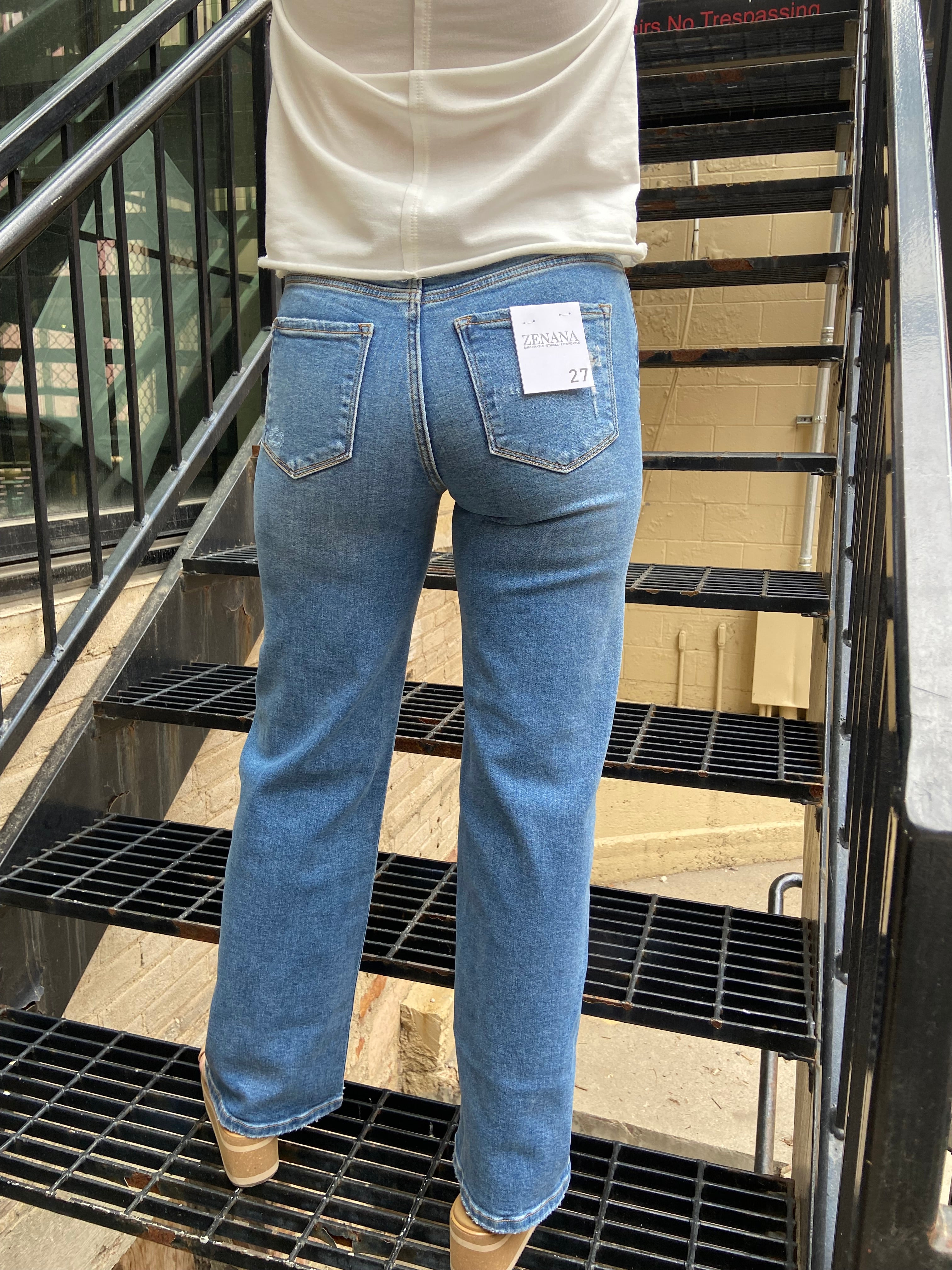 Layla High Waisted Medium Wash Zenana Jeans