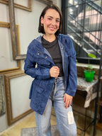 Jackie Denim Utility Enjean Jacket - MK Threads Boutique