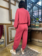 Ava Rose Soft Long Sleeve Cardigan and Wide Jogger Set