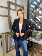 Ellie Black Blazer With Pockets