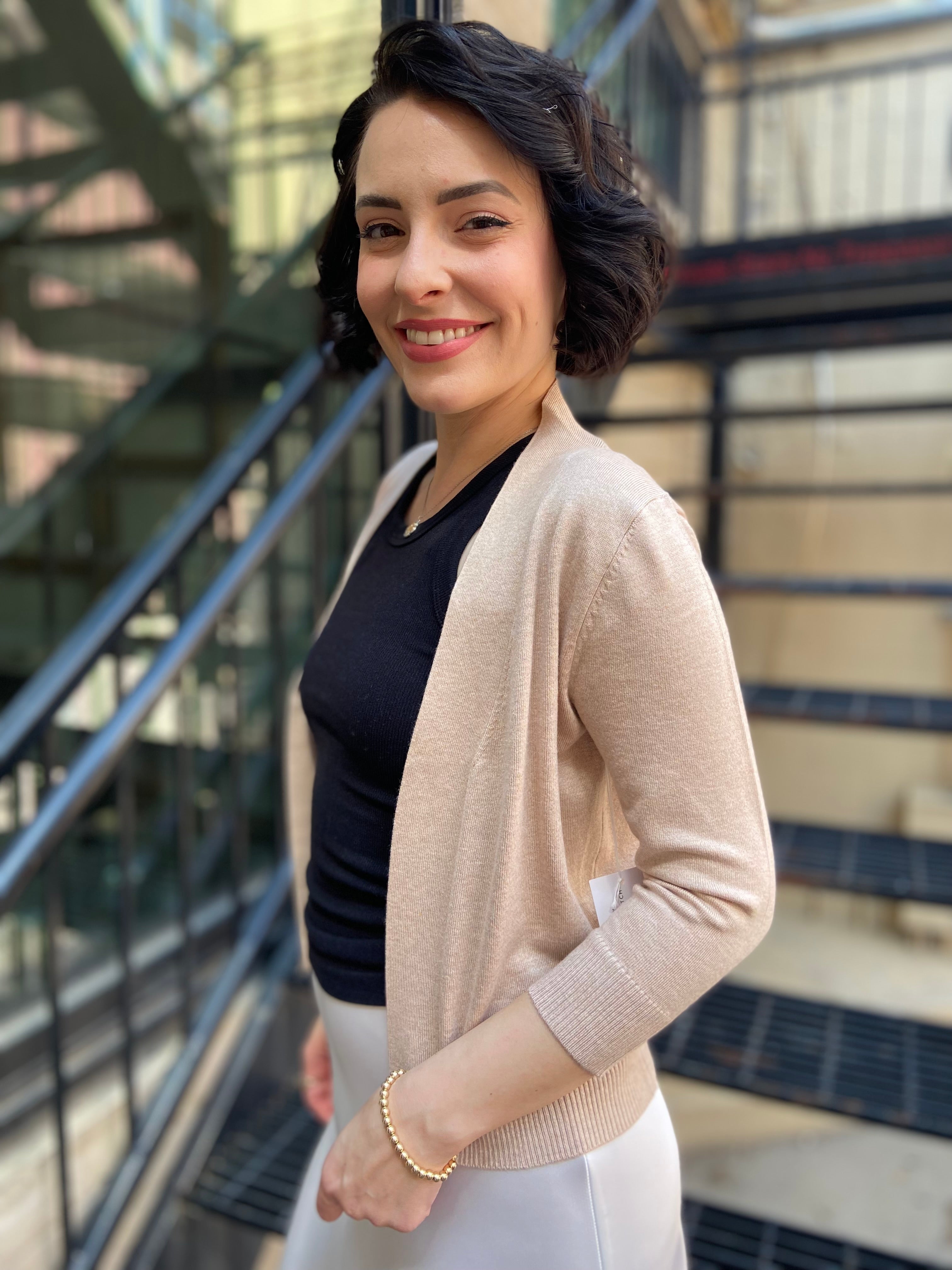 Kit Khaki Bolero Cardigan